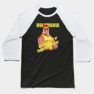 Randy Savage Hulk mania T shirt Yellow Baseball T-Shirt
